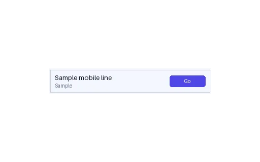 Mobile Banner Ad template preview