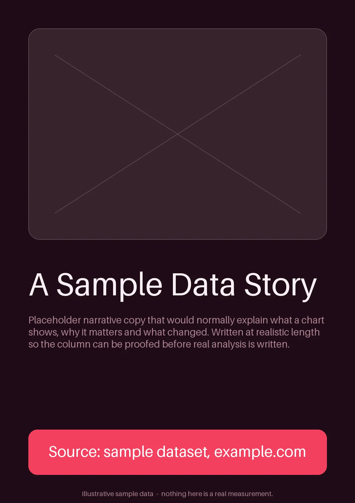 Data Story Poster variant 1