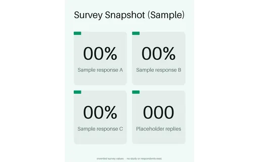 Survey Results Tiles template preview