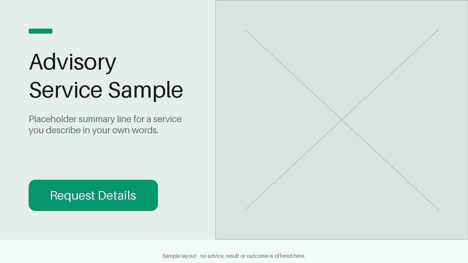 Advisory Service Card variant 2
