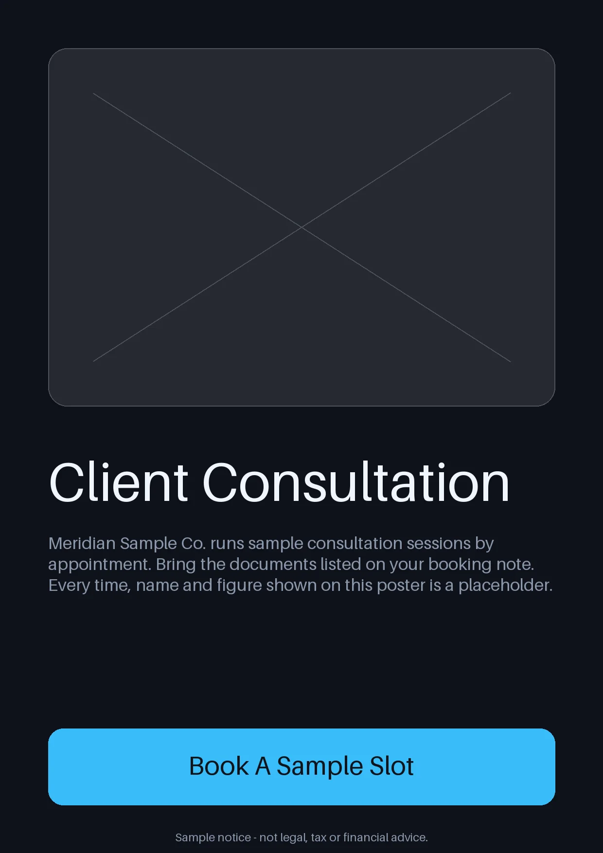 Client Consultation Notice variant 2
