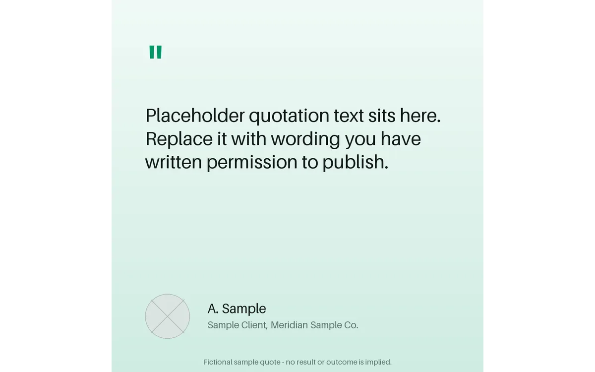 Client Feedback Quote detail preview