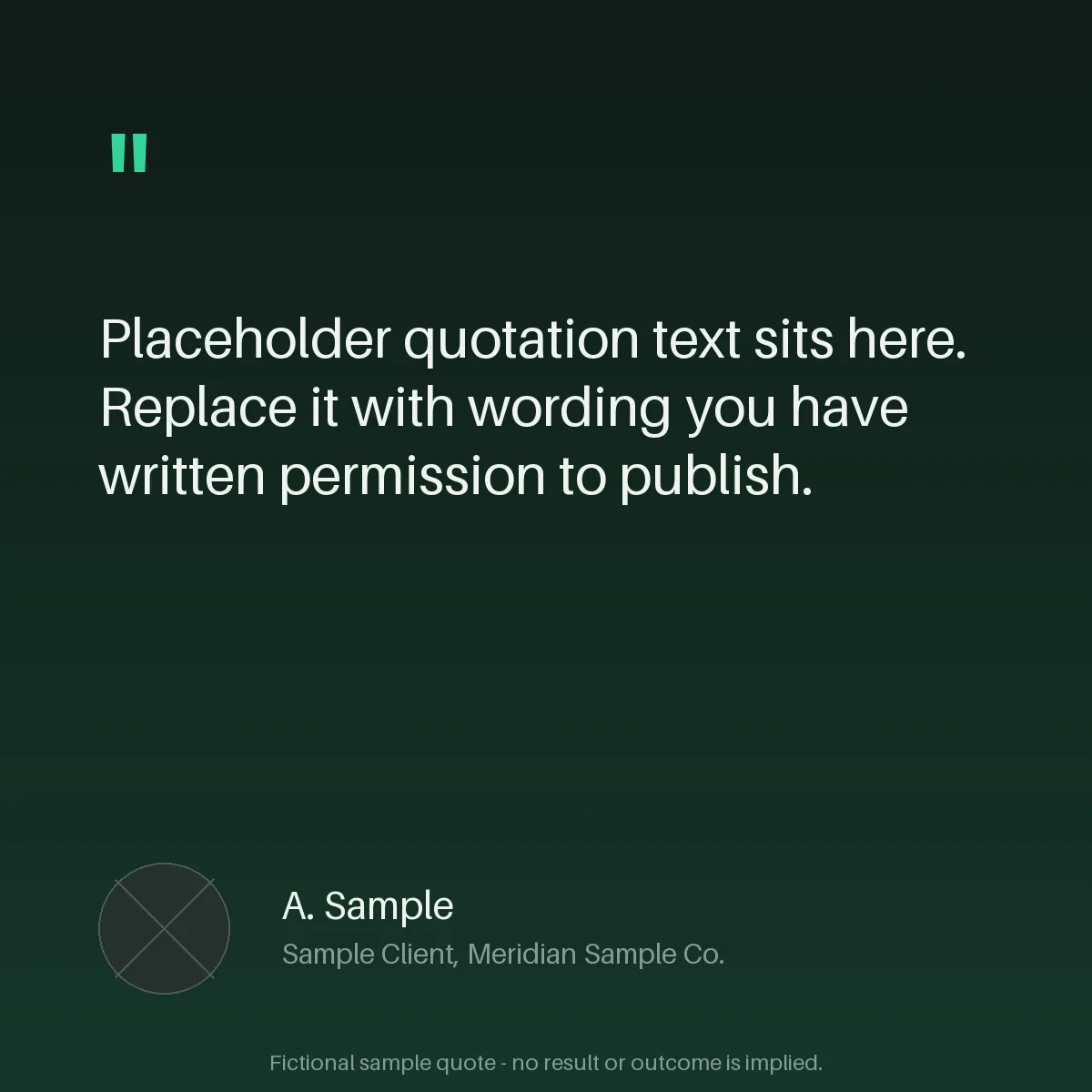 Client Feedback Quote variant 1