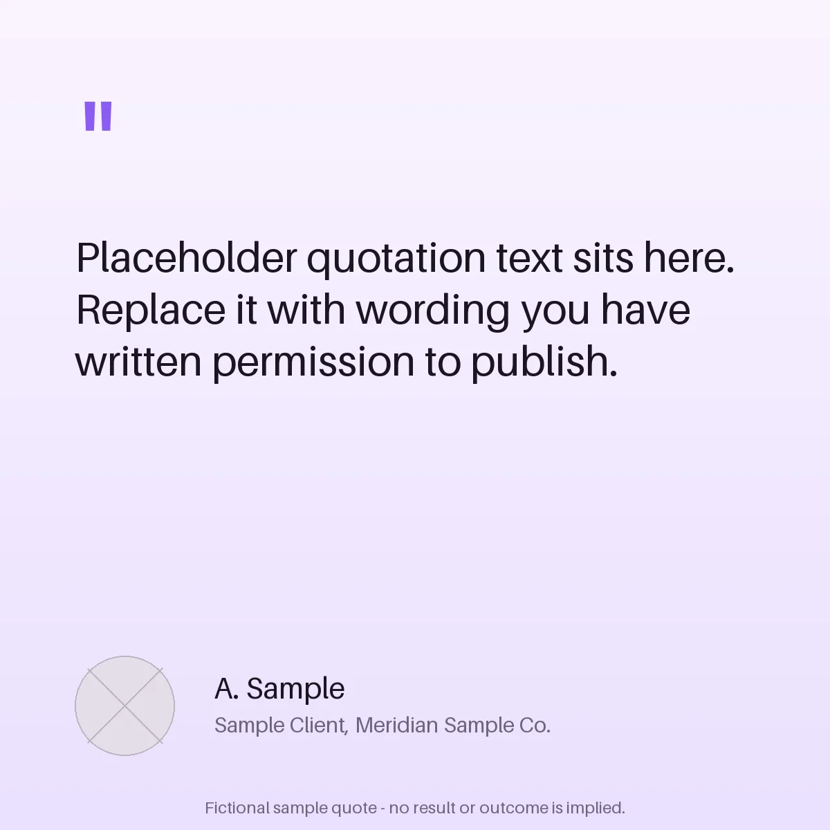 Client Feedback Quote variant 2
