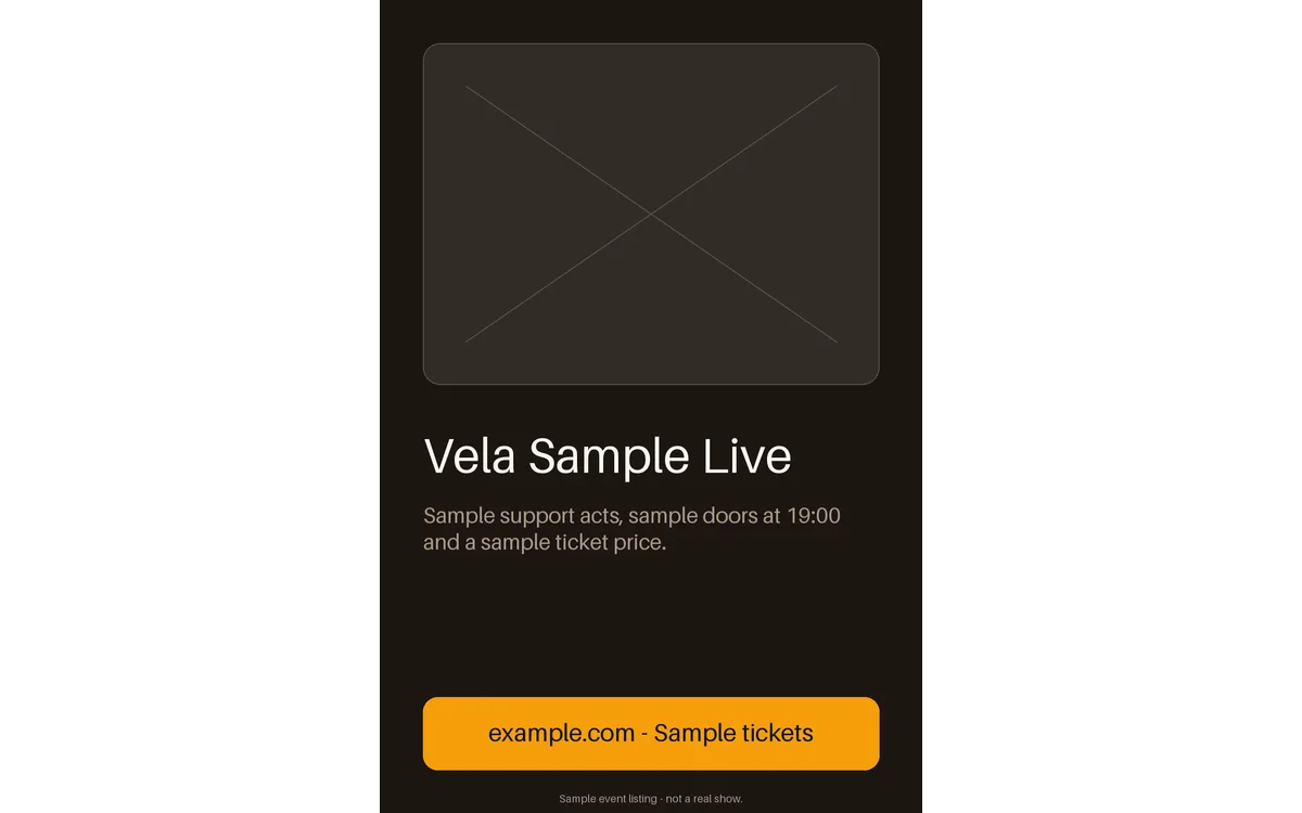 Live Show Poster detail preview