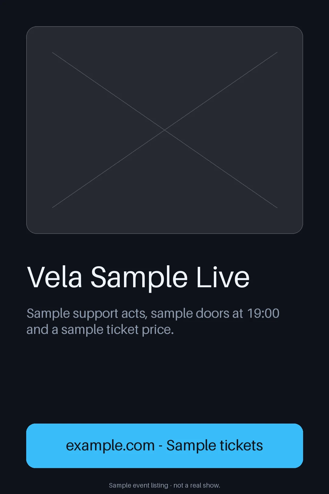 Live Show Poster variant 2
