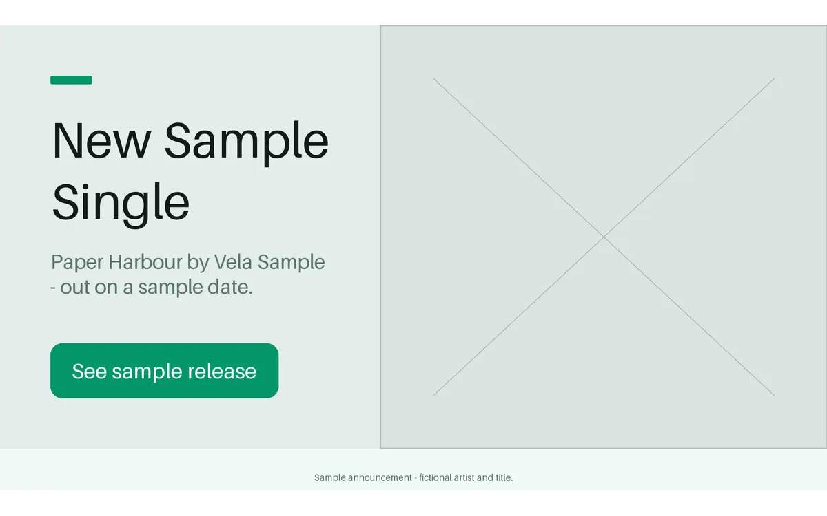 Release Announcement Card detail preview