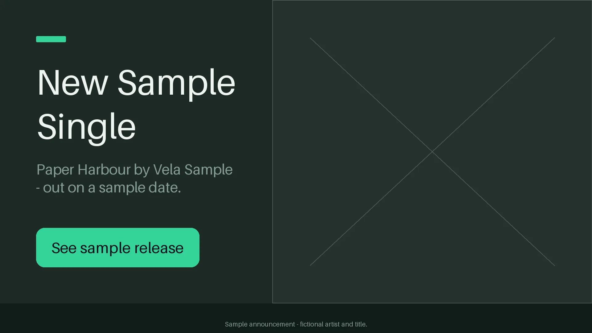 Release Announcement Card variant 1