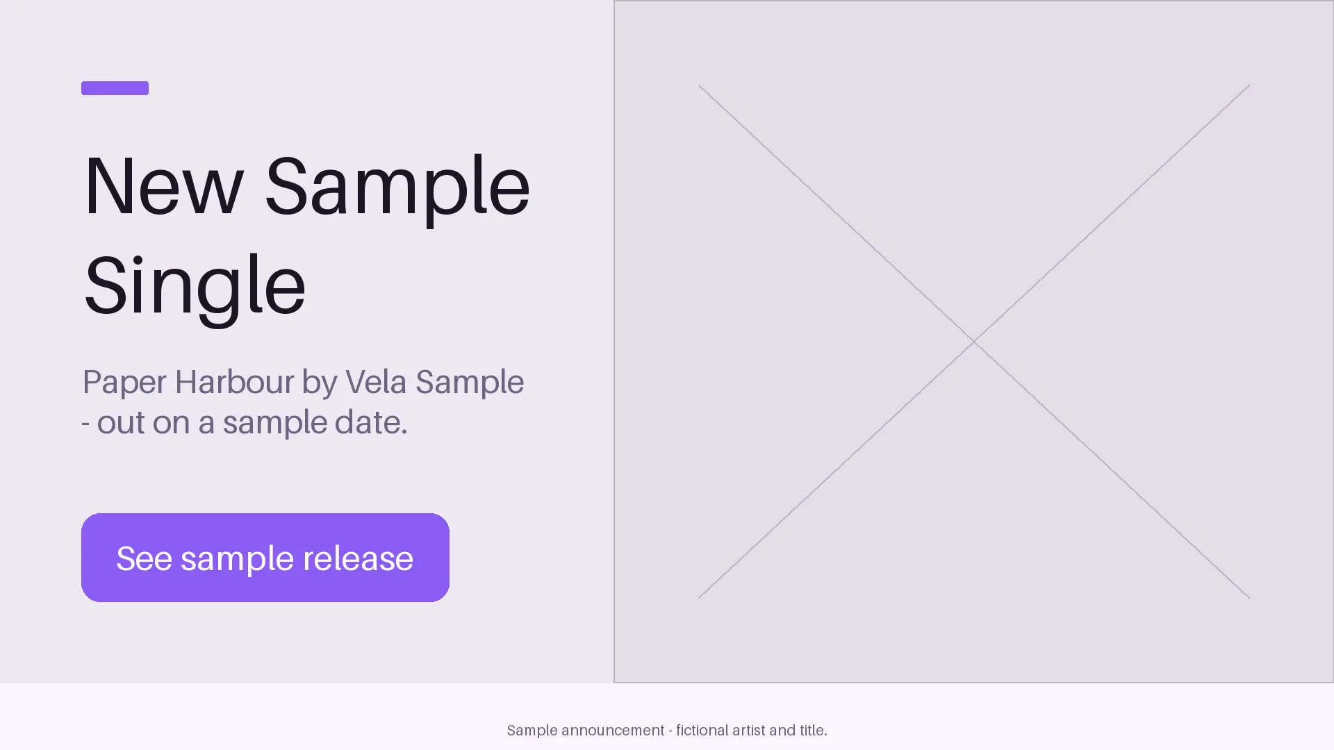 Release Announcement Card variant 2