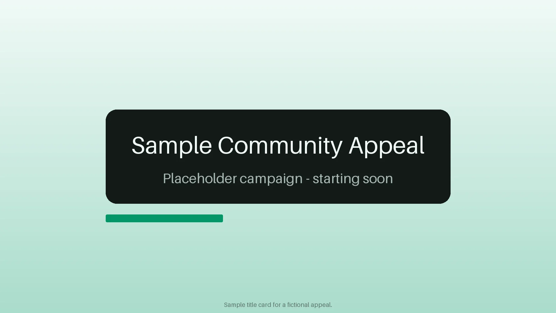 Appeal Title Card variant 1