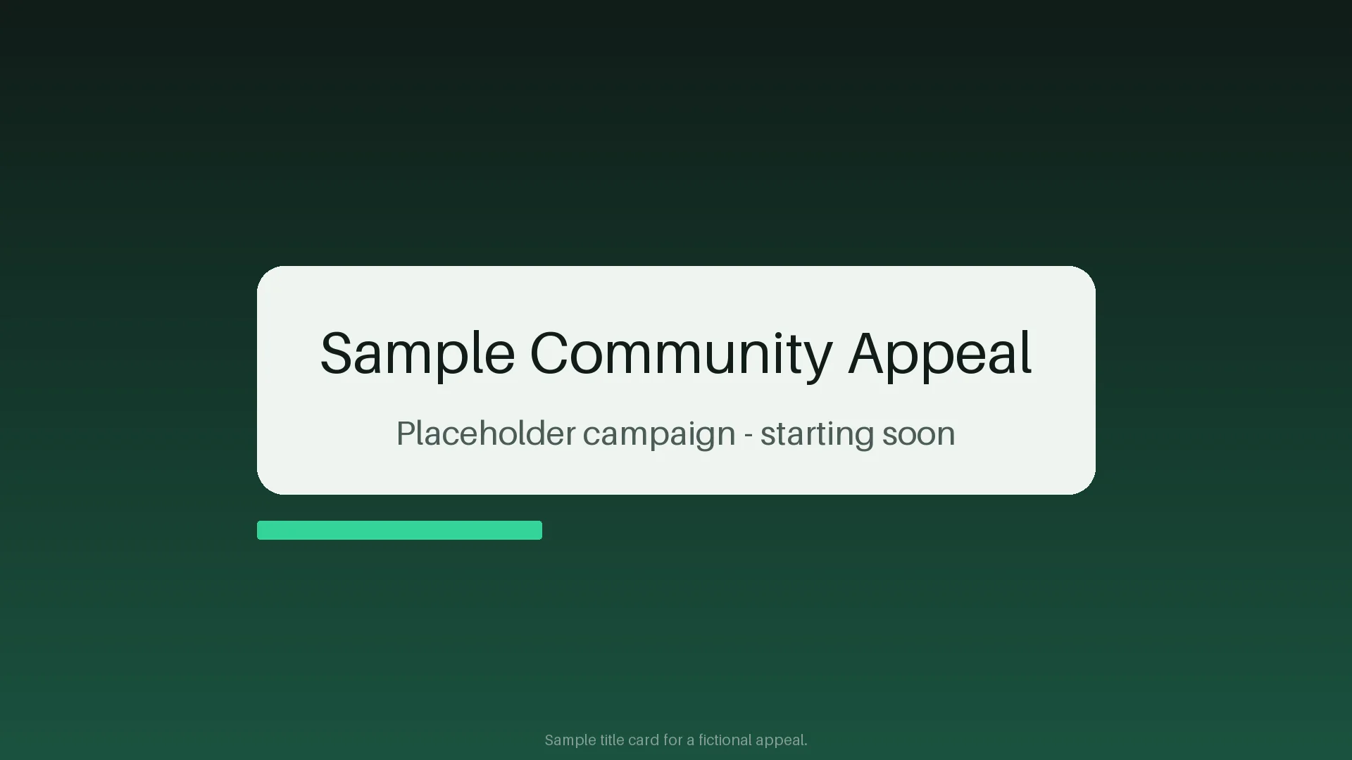 Appeal Title Card variant 2
