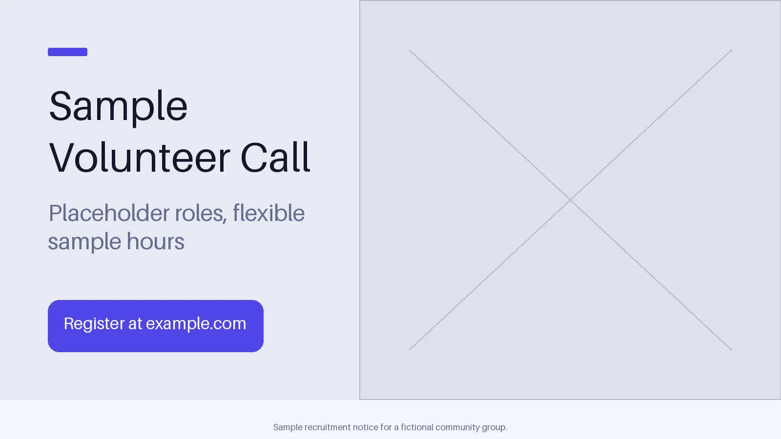 Volunteer Call Header variant 2