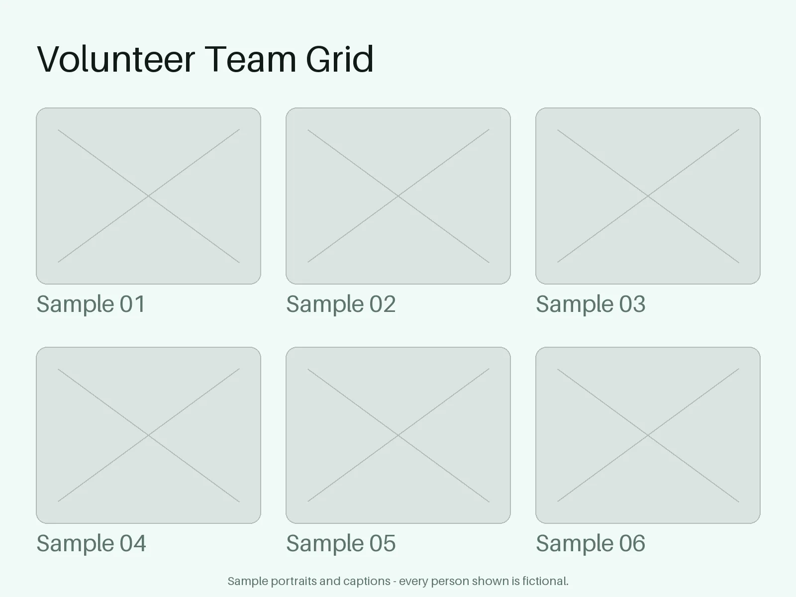 Volunteer Team Grid variant 2