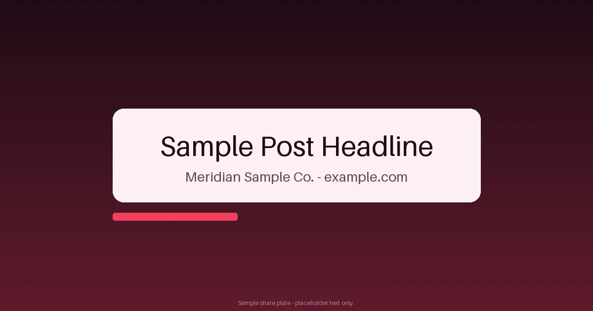 Article Share Plate variant 1