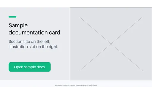 Docs Share Hero template preview