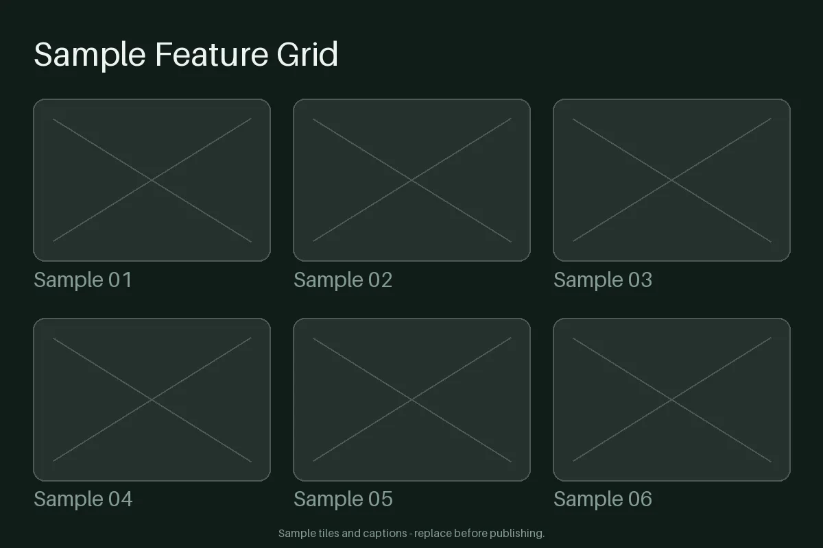 Feature Grid Module variant 1