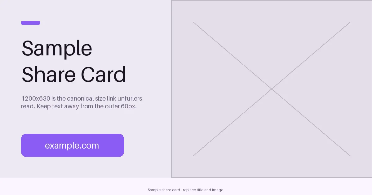 Link Share Card variant 1
