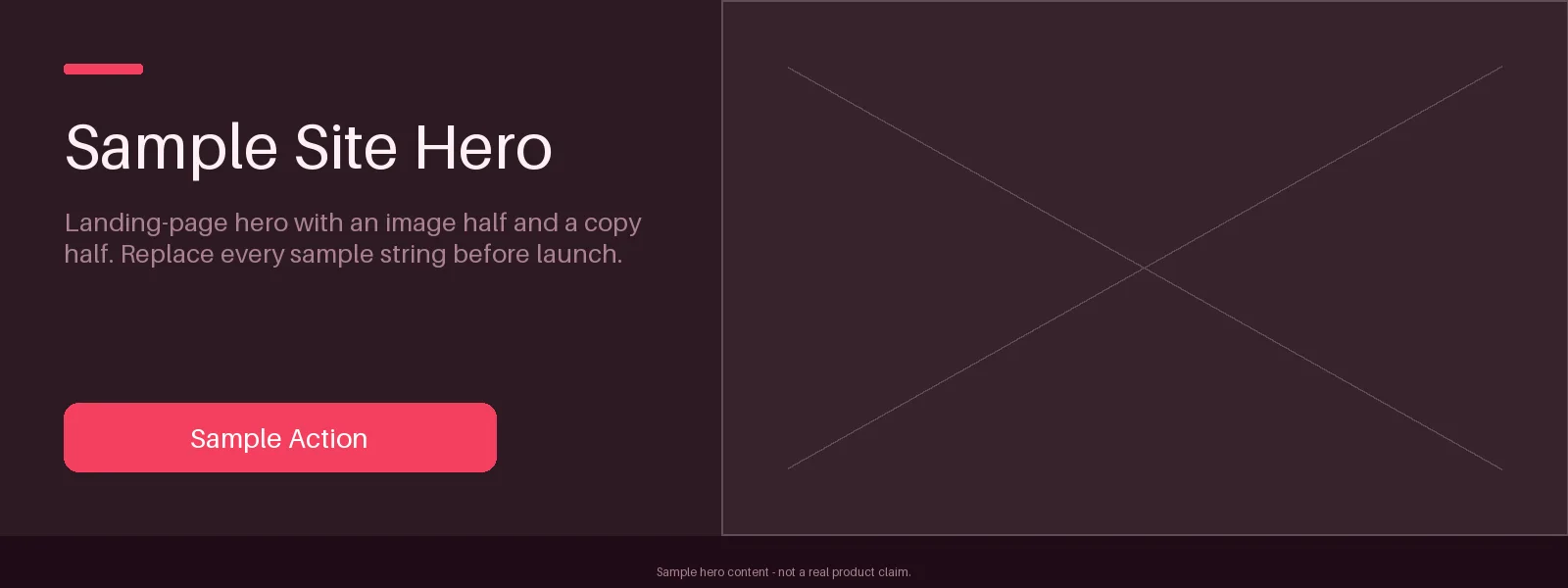 Site Hero Banner variant 2