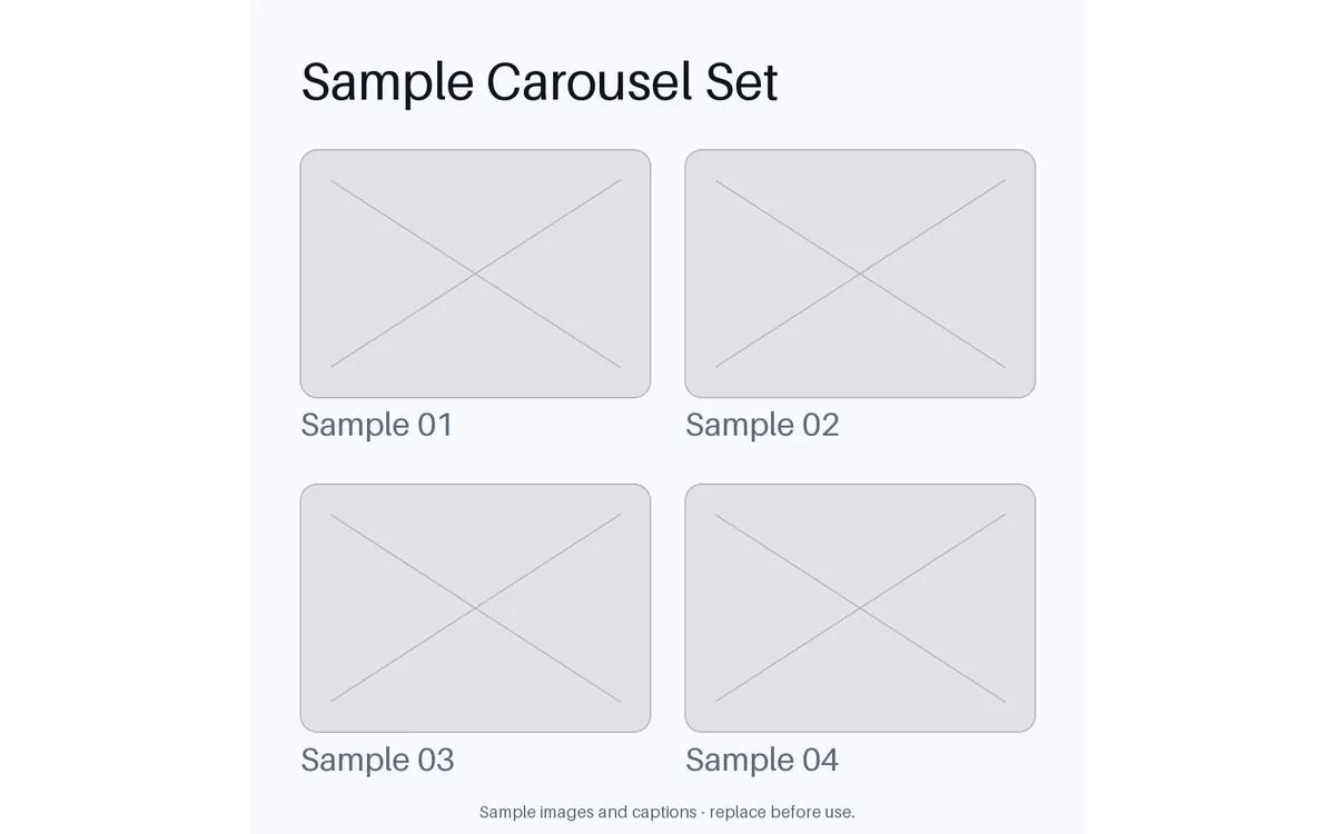 Carousel Card Set detail preview