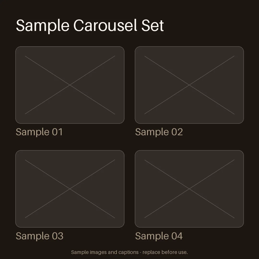 Carousel Card Set variant 1