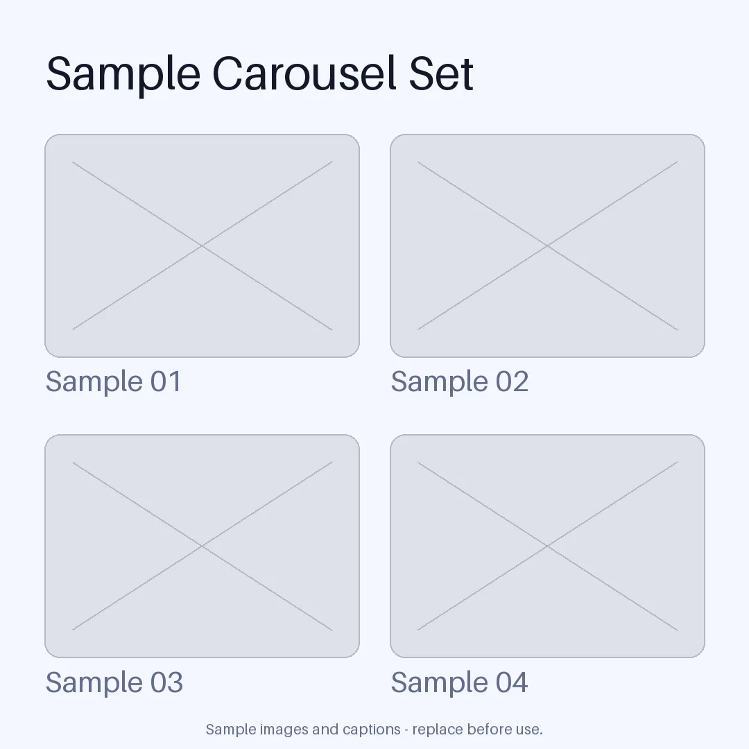 Carousel Card Set variant 2