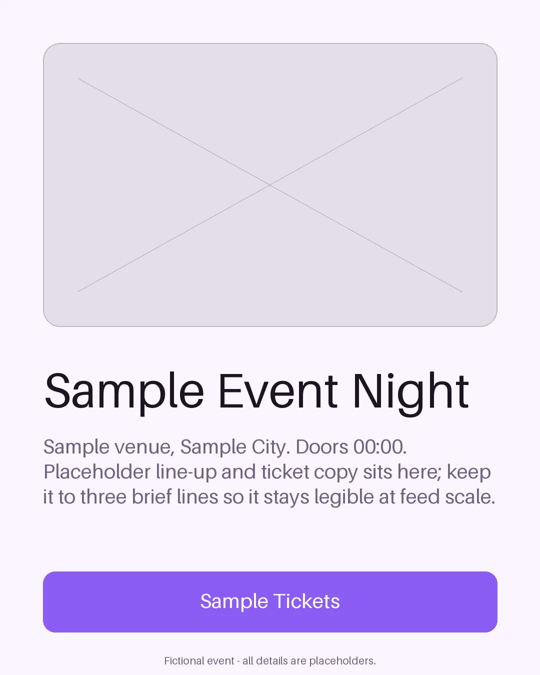 Event Promo Frame variant 1