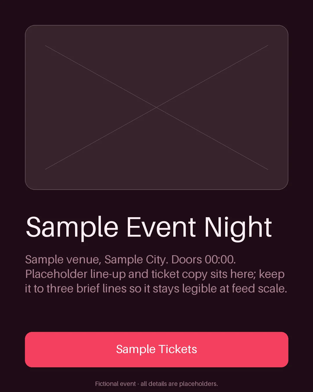Event Promo Frame variant 2