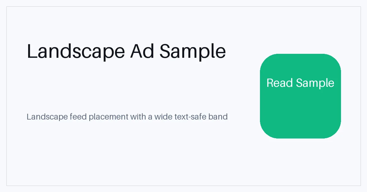 Landscape Feed Ad variant 2