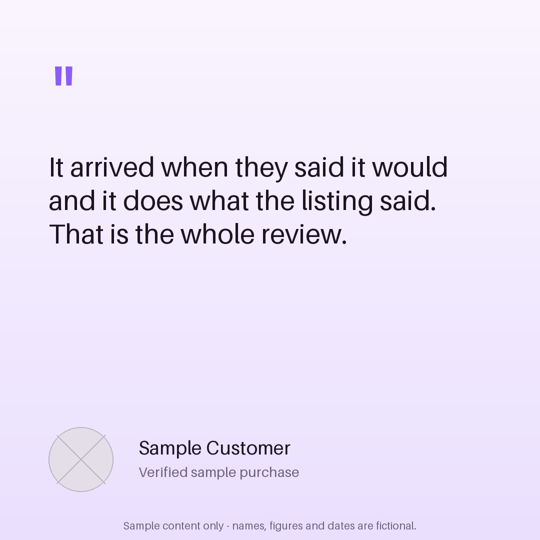 Social Proof Quote canonical preview