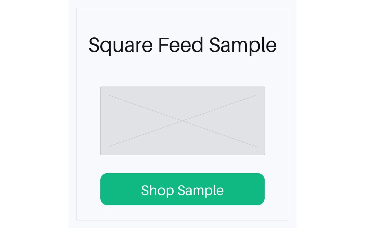 Square Feed Ad Frame detail preview