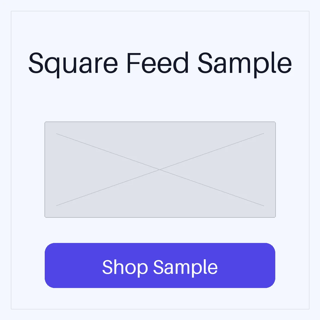 Square Feed Ad Frame variant 2