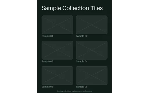 Vertical Carousel Tiles template preview