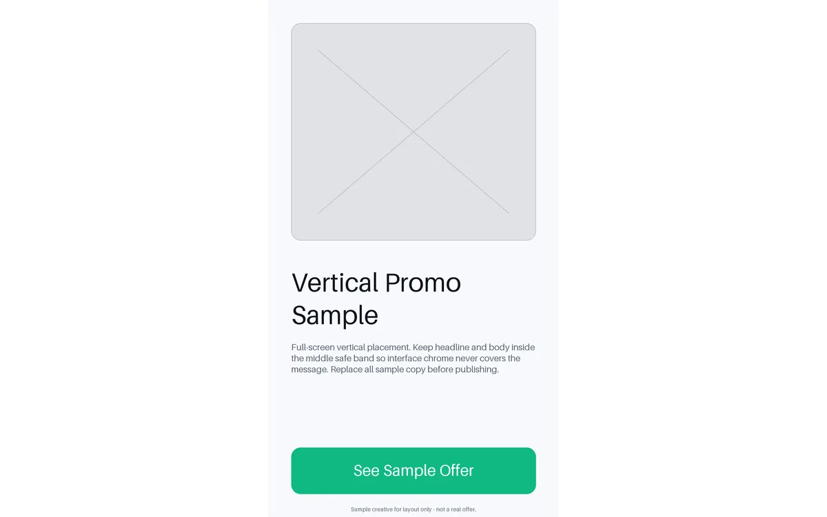 Vertical Promo Frame detail preview