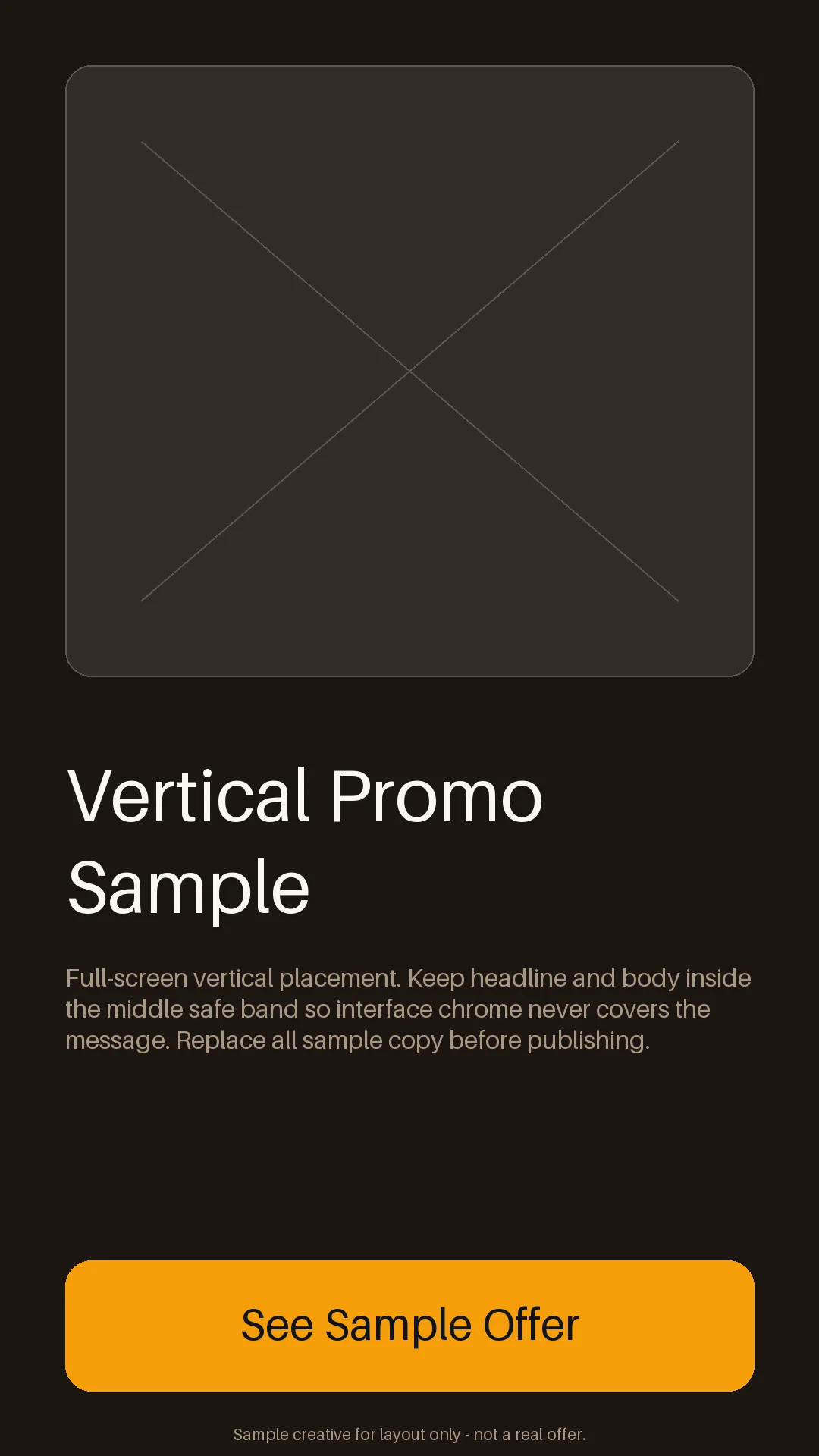 Vertical Promo Frame variant 1