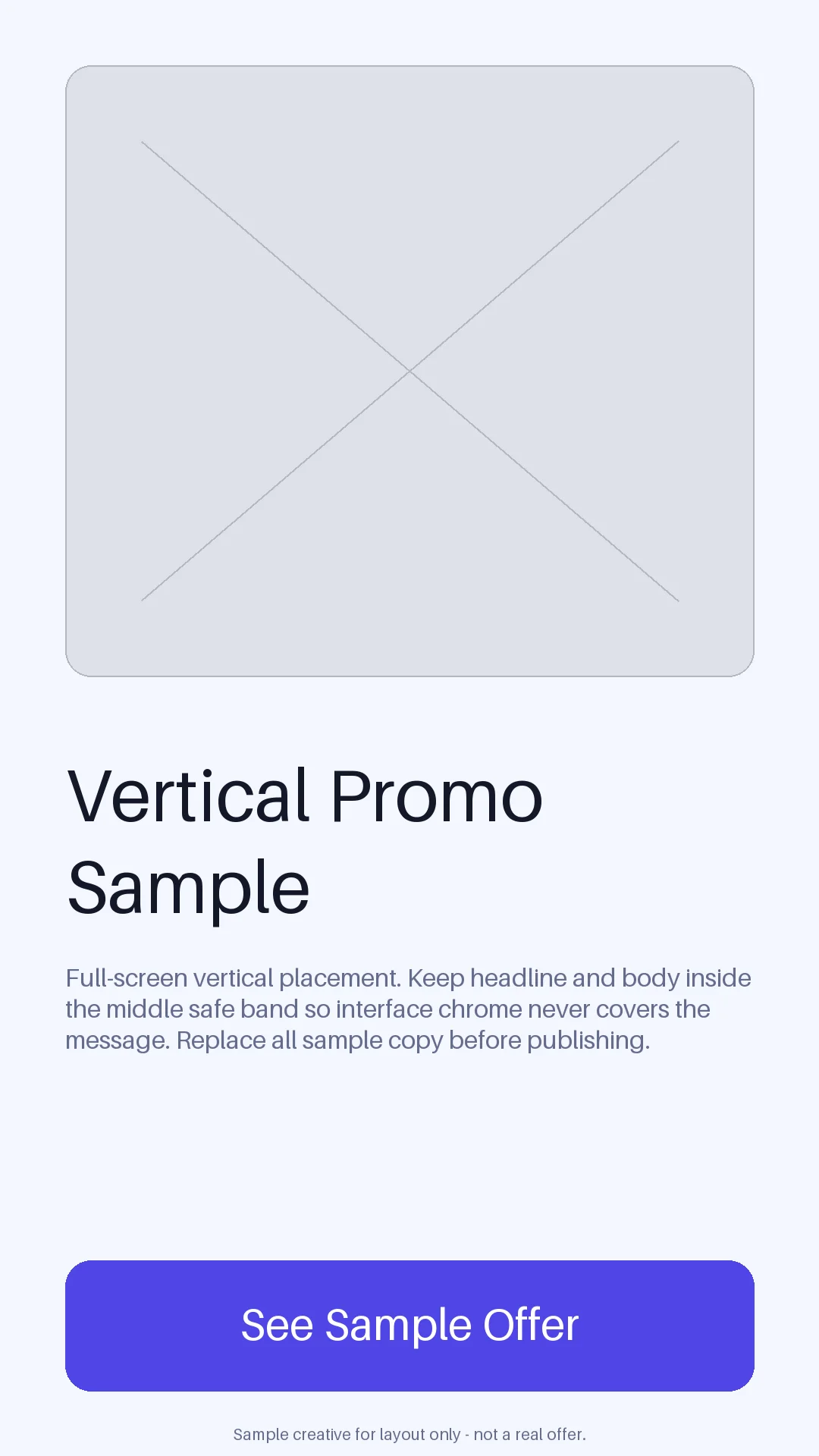 Vertical Promo Frame variant 2