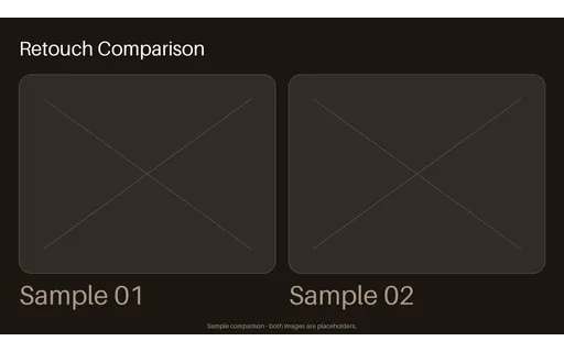 Before And After Frame — card-grid layout, sample content only