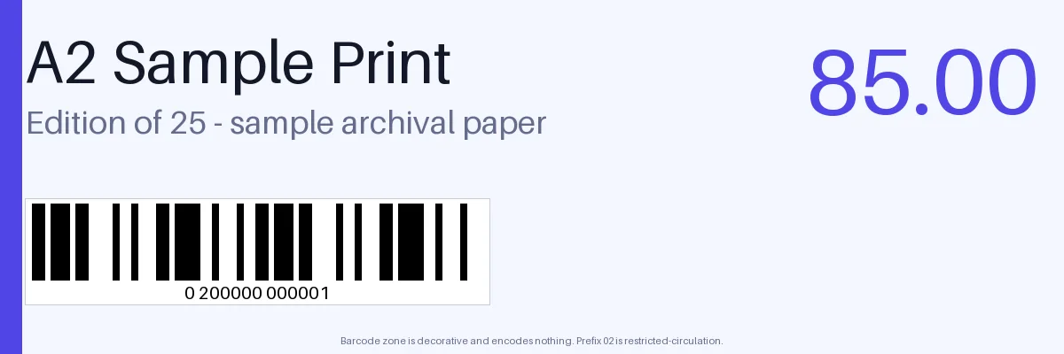 Print Edition Label variant 1
