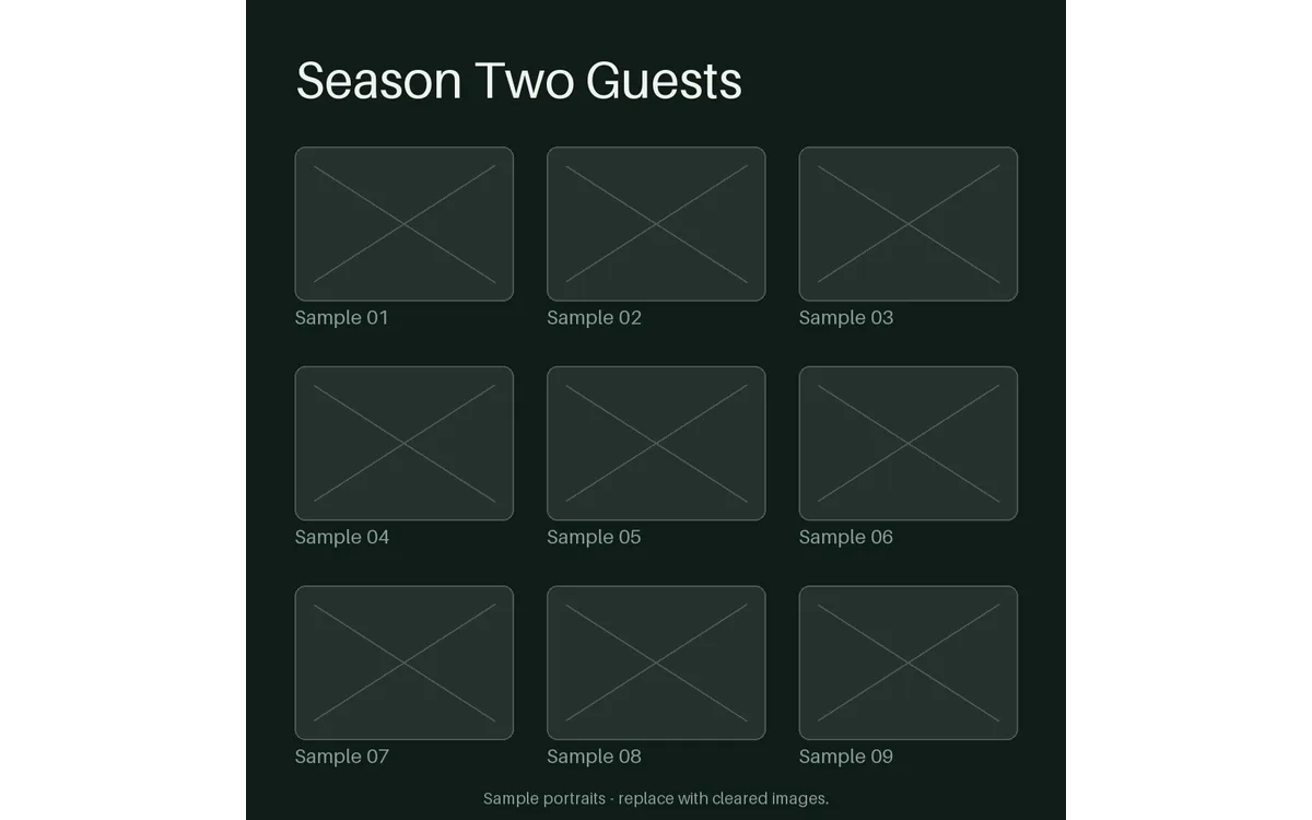 Season Guest Grid detail preview