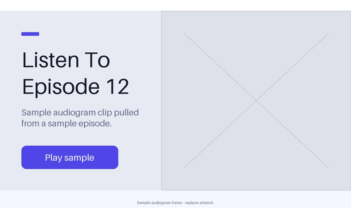 Wide Audiogram Card detail preview