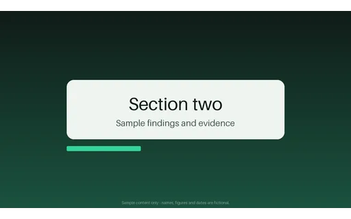 Section Divider Plate template preview