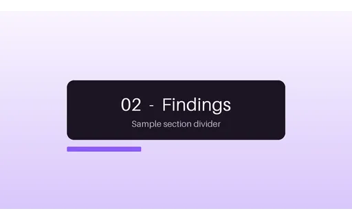 Section Divider Slide — scene-plate layout, sample content only