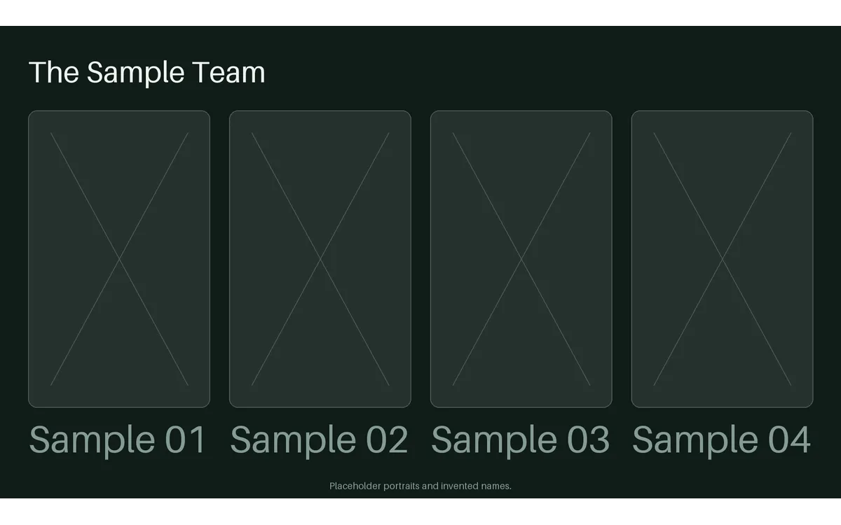 Team Introduction Slide detail preview