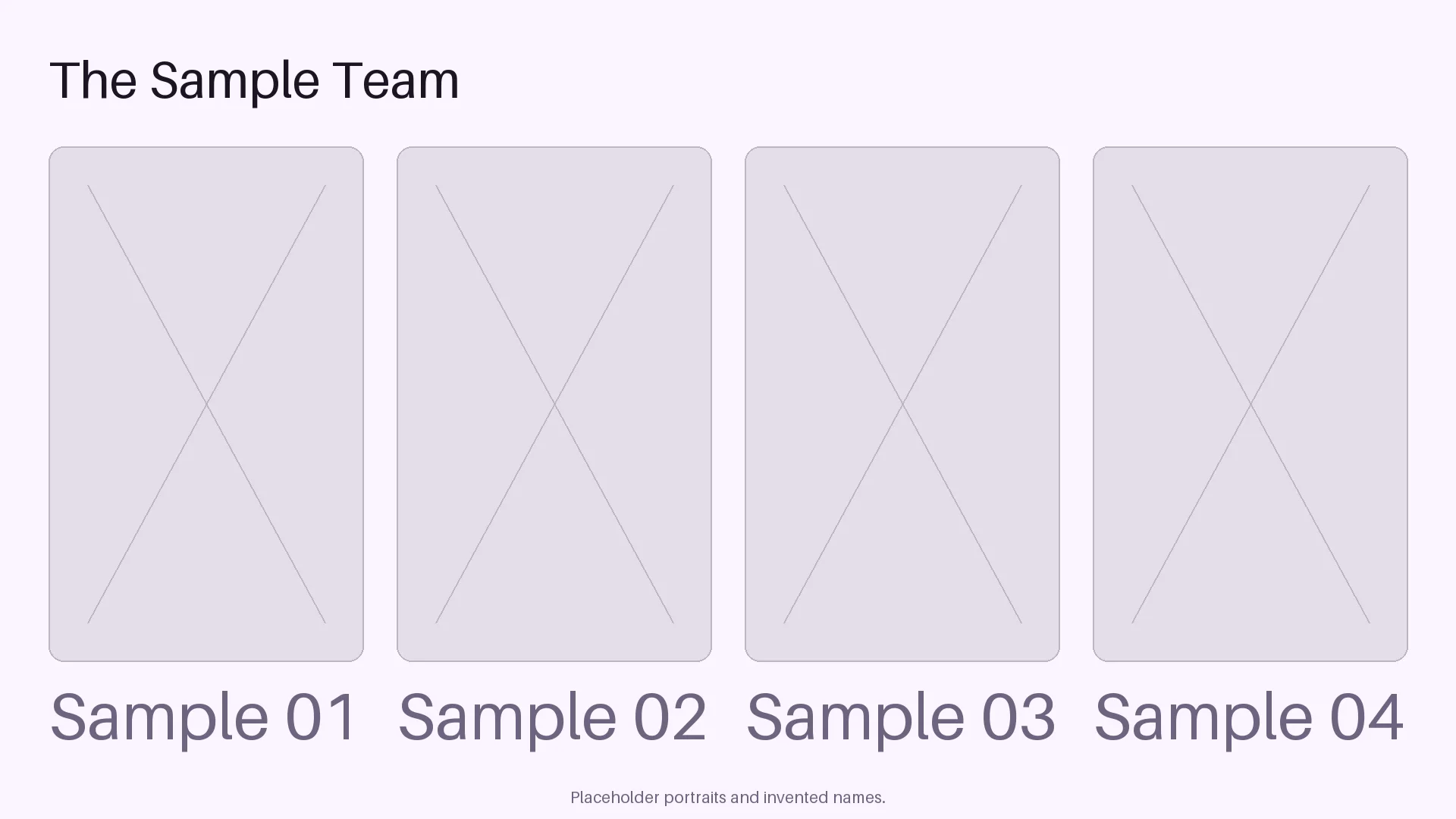 Team Introduction Slide variant 1
