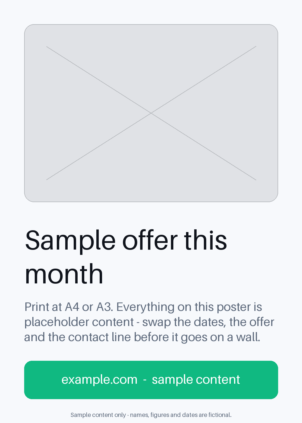 Local Offer Poster canonical preview