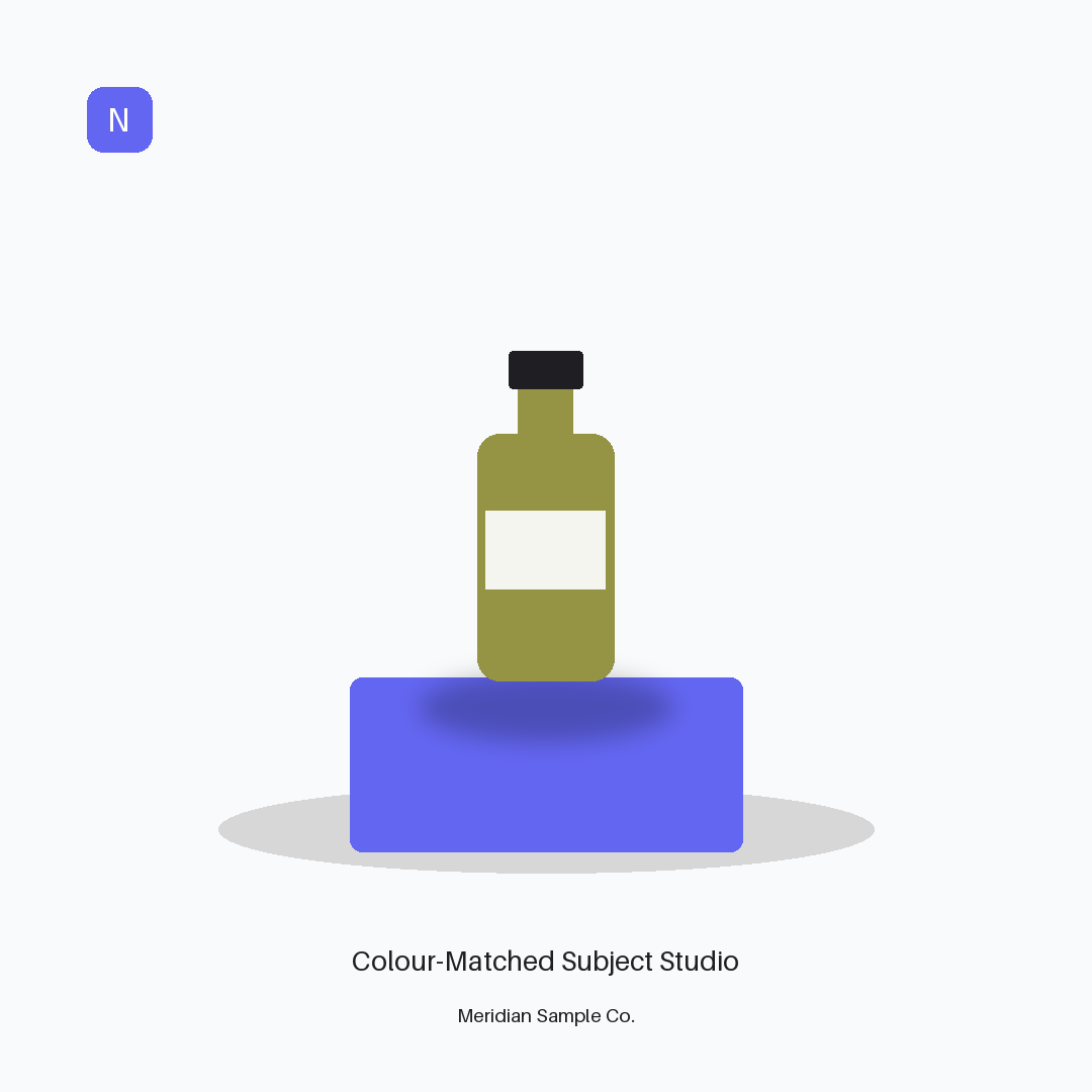 Colour-Matched Subject Studio variant 1