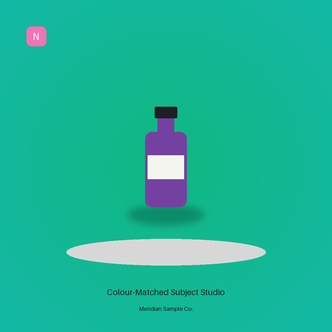 Colour-Matched Subject Studio variant 2