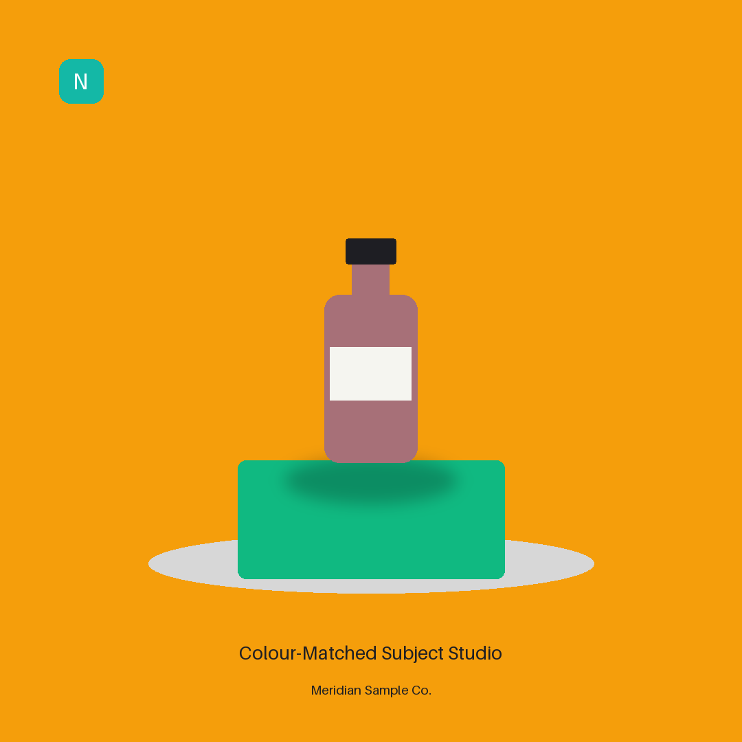 Colour-Matched Subject Studio variant 3