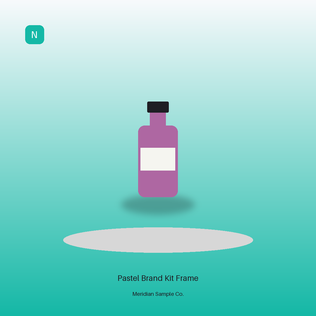 Pastel Brand Kit Frame variant 1