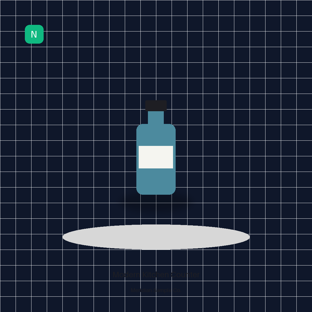 Modern Kitchen Counter variant 2