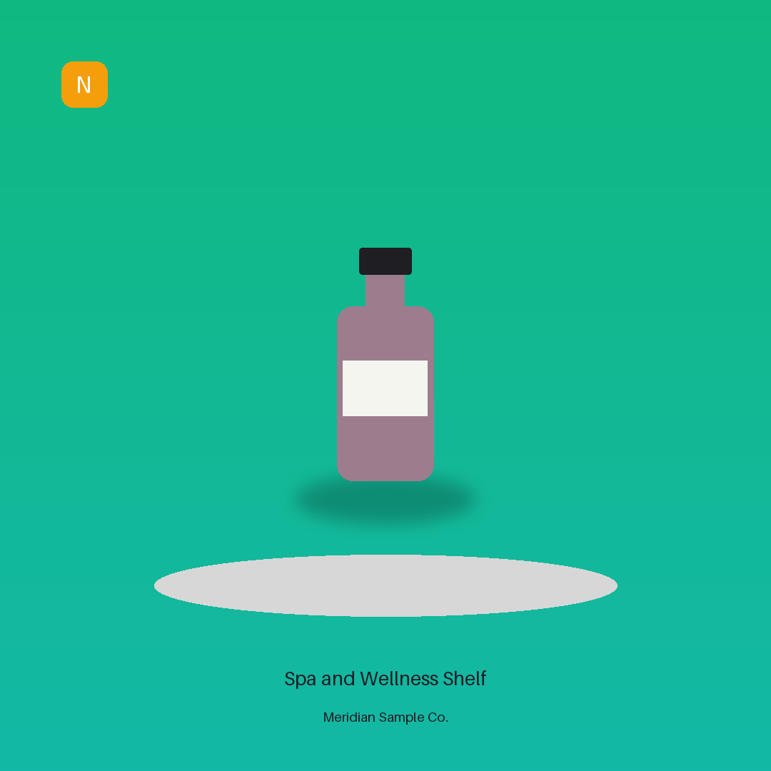 Spa and Wellness Shelf variant 1